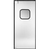 VEVOR Porta a battente in acciaio inossidabile a pannello singolo 91,4x213,4 cm per uso commerciale