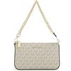 Michael Kors 32F1GJ6W6B-150 MD CHAIN POUCHETTE Donna VANILLA Taglia TU