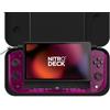 CRKD Nitro Deck Crystal Collection con custodia per il trasporto, mazzo portatile professionale con zero stick Drift per Nintendo Switch e Switch OLED (rosa cristallo)
