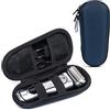 seplouis Custodia da viaggio per rasoio elettrico Braun Series 3/5/6/7/8/9, custodia rigida EVA con doppia cinghia, organizer di protezione portatile per uomo rasoio elettrico, caricabatterie e accessori