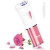 TBRFP Epilatore per donne,Epilatore elettrico per viso femminile,Epilatore facciale con luce LED,Epilatore elettrico donna senza fili,Epilatore elettrico per viso,Ascelle,Bikini - Lady Shaver Remover