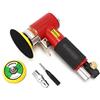 OUTFYT Lucidatrice pneumatica Rettificatrice da 2 pollici 3 Mini Levigatrice orbitale ad aria Utensili pneumatici Buffer a doppia azione for auto ,Alte prestazioni(Red air sander)