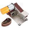 OutFyt Mini macchina Cintura elettrico Fai da te Sander lucidatore regolabile di velocità portatile levigatrice a nastro Con 1 0PCS ,Alte prestazioni(Set 2)