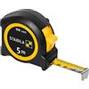 STABILA BM 100, scala 1000 BM100, 5 m (mm), misura nastro tascabile, nero/giallo