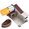 OutFyt Mini macchina Cintura elettrico Fai da te Sander lucidatore regolabile di velocità portatile levigatrice a nastro Con 1 0PCS ,Alte prestazioni(Set 1)