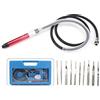 OUTFYT Air Micro Die Grinder Kit Mini Matita Lucidatura Strumenti for Incidere Rettifica Macchina Da Taglio Utensili Pneumatici 58000 RPM ,Alte prestazioni(Set3)