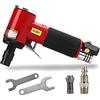 OUTFYT Levigatrice pneumatica Macchina for Incidere 1/4 pollici 1/8 90 Gradi Lucidatrice Mini Angolo for Mulino Rettifica Lucidatura Utensili A Mano Set ,Alte prestazioni(Rot)