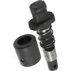 LAXALO Pinza a molla for martello in metallo da 2 pezzi con set di copertura della testa, pinza leggera argento nero for piccone elettrico 65A