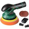 OUTFYT Cordless Car Polisher 12V Wireless Da Batteria auto macchina di polacco Brushless Dual Action Waxer 2pcs litio ,Alte prestazioni(Polisher)