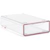 TATAY Organizer Frigorifero Fresh Box Medium | Contenitori Frigorifero Organizer con Cassetto Estraibile | Modulare e Impilabile | 1,7L | Plastica Senza BPA | 27 x 16 x 6 cm, Trasparente