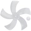 YJDOORPLAY 35,6 cm Pale del ventilatore a cinque pale con copertura protettiva della madre, parti di ricambio per ventilatori da tavolo e da terra elettrici, dispositivi di raffreddamento domestici