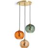 LEDKIA LIGHTING LEDKIA Lampada a Sospensione Vetro Tri Klimt Multicolore
