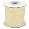 M METERXITY Cordino In Poliestere Cerato 175 Iarde 0.5mm Filo Per Perline Con Rocchetto Per Creazione Di Gioielli Fai Da Te Bracciali Collane Filo Per Macramè [Beige]