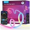 Govee Neon Rope Light 2, RGBIC Neon Strisica LED 5m, Mappatura delle Forme