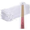 AOKWAWALIY 50 sacchetti per ventaglio a mano sacchetti in organza con coulisse borsa pieghevole per piccoli sacchetti di chiffon per dolci sacchetti regalo trasparenti per caramelle gioielli