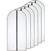 HomeClean Sacchi Porta Abiti Antipolvere Antitarme Traspirante 60x100cm(6pcs) Nere Con Cerniera