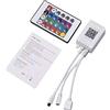 Lisher Controllo di strisce luminose a LED, controllo del loro RGB LED, controllo di strisce luminose + a infrarossi a 24