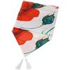 Hervit Runner Bianco e Rosso in Poliestere con Rose Rosse e Nappine Bianche e Scatola Regalo - Tovaglia Decorazione Tavola Sala da Pranzo - Bomboniera Laurea Matrimonio Compleanno Natale - 33x180cm