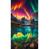 ARTGOTO Diamond Painting Quadrati Adulti Grandi Dimensioni Kit Completo,40x70cm Pittura Diamante Adulti Paesaggi Aurora Boreale A,Fornito con Diamond Painting Quadrato Accessori per la Decorazione