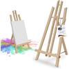 Artina Cavalletto Pittura da Tavolo London per artisti Adulti e Bambini - cavalletto in Legno Massiccio di Pino Leggero da trasportare - cavalletto per Tele