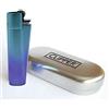 Clipper Accendino Clipper in metallo, colore blu gradiente