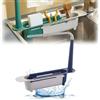 VIDSTW Porta Spugne Lavello Cucina 32-38cm Scalabile Porta Spugna Cucina Lavello Organizer Lavello Cucina Portaspugne per Lavello Cucina Porta Spugne Cucina per Disporre Stracci Spugne (Blu)
