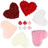 PYSEOSISE Petali di Rosa Artificiali, 3000 Pezzi Petali di Rose Decorazione per Notti Romantiche Matrimoni San Valentino Compleanno Centrotavola