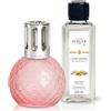Maison Berger - Cofanetto Lampada Berger Disco Pesca Ghiacciata - Lampada Profumata Catalitica Decorativa + Ricarica Fruttata Solare da 250 ml Inclusa - Purifica e Profuma l'Interno - 9 × 9 × 12,6 cm