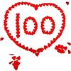 CHENNAN 100 Pezzi Mini Cuori Legno Rossi - Ornamento Decorativo Naturale Vuoto per Artigianato Fai-da-Te, Fette per Dischi Decorazione Tavolo di Matrimonio Natale DIY (Rosso)