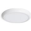 LEDKIA LIGHTING Plafoniera LED 24W Circolare Metallo Ø300 mm Design Bianco per Soggiorno, Cucina 5000K Bianco Freddo