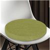ELYSYSRL Cuscini Rotondi per Sedie Cucina 30/35/40/45/50cm Cuscini per Sedie Antiscivolo per Sedie da Pranzo,Esterno, Giardino, Cucina, Ufficio, Soggiorno(Fruit Green,35x35x3cm Thick)