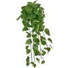 Briful Pianta artificiale sospesa Pothos - Verde artificiale realistico Scindapsus Viticci, ca. 90 cm, pianta decorativa per parete, soggiorno e interni