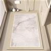 Pevfeciy Tappeto Antiscivolo Doccia 80X160 cm Motivo marmorizzato Tappeto Bagno in Luffa Tappetino Vasca Senza Ventose Tappetino Doccia con Fori di Drenaggio per Area Umida