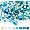 DICOSMETIC 400 pezzi 8 colori a 2 fori in acrilico Tila perline allentate giapponesi 5,2 x 2 mm perline quadrate opache piatte per la creazione di gioielli