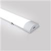 Sonnewelt 8 lampade a LED da 150 cm, per ambienti umidi, 48 W, IP65, impermeabili, per ambienti umidi, luce bianca neutra, 4000 K, molto luminosa, per bagno, ufficio, garage, officina