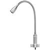 Meanyee Lampada da comodino da parete con interruttore tattile/dimmerabile continuo/cavo plug/regolabile/testiera/bianco caldo 3000K / 1 * 3 led