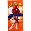 CARTOON Telo Mare Bambino Spider-Man 70x140 cm Asciugamano Microfibra 100% Poliestere Asciugatura Rapida Telo Spiaggia Piscina Arancione Marvel Idea Regalo Supereroe