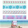 KDFSSIPE Elastiche Per Asciugamani Da Spiaggia 5pcs Fasce Per Asciugamani Da Spiaggia, Con Clip Elastiche Multifunzionali Estensibili Riutilizzabili Per Soggiorno, Piscina, Accessori Da Spiaggia (ocean blue)