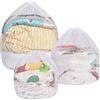 flintronic 3-Set Sacchetti Lavatrice Biancheria 3 Misure- 30x40,40x50,50x60, Sacco per Bucato con Coulisse per Lavatrice, Sacchetto Rete Lavatrice, Sacchetto per Biancheria Intima Calzini Camicetta