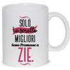 thedifferent Tazza Mug Solo Le Sorelle Migliori Promosse Zie - Zia - Tazza in Ceramica Thè/Latte - Idea Regalo