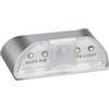 CMANLNYK Luce con sensore di movimento - Lampada magnetica per serratura della porta con rilevatore a infrarossi PIR, luce notturna wireless a batteria per porta d'ingresso, corridoio e scale, argento