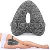 AKONE Cuscino ortopedico per ginocchia per chi dorme sul fianco, cuscino ergonomico per gambe, cuscino per gambe in memory foam con cintura, cuscino per chi dorme sul fianco in memory foam, cuscino per la