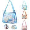 Shyllin Borsa Porta Giochi Spiaggia,Borsa da Spiaggia Portatili Pieghevoli,Ideale per attività al mare, in spiaggia e all'aperto, perfetto per riporre giocattoli e articoli da spiaggia (Balena)