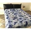 Seamar Kapuca Copritutto Grande Rigato Stampato Royal 210X240 CM 100% Cotone