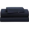 Tommy Hilfiger - Lenzuola per letto singolo, biancheria da letto in cotone traspirante con federa abbinata, set di biancheria da letto leggero, tasche profonde, elementi essenziali per dormitorio