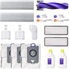 NARWAL Flow Set Accessori Originale, Mop Cloth2, Side Brush4, Spazzola Antigroviglio1, Filtro HEPA2, Sacchetto Polvere 3, Serbatoio Polvere1, Detergente2, Filtro Base2