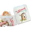 IMBALLAGGI ALIMENTARI PZ 1000 SACCHETTI IN CARTA POLITENATA 15 X 18 PER PIADINA PANINI HAMBURGER PIZZA E TOAST APERTI SU 2 LATI