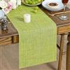 Artoid Mode Verde prato Tappeto termoisolante primaverile in PVC 30x273 cm, lavabile anti-sporco per cucina, decorazione da tavolo, decorazione per feste e vacanze
