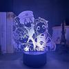 KJsdaADSA 3D Anime Illusion Night Light Manga Toilet Bound Hanako Kun Led per arredamento camera da letto Lampada acrilica regalo colorato Hanako-Telecomando