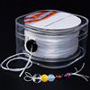 Vastsea Fascia Elastica per Bracciali, Trasparente Fili per Perline, 100m Filo di Nylon, con Scatola Trasparente, per Cuci Hobby Ornamenti, Artigianato e Creazione di Gioielli
